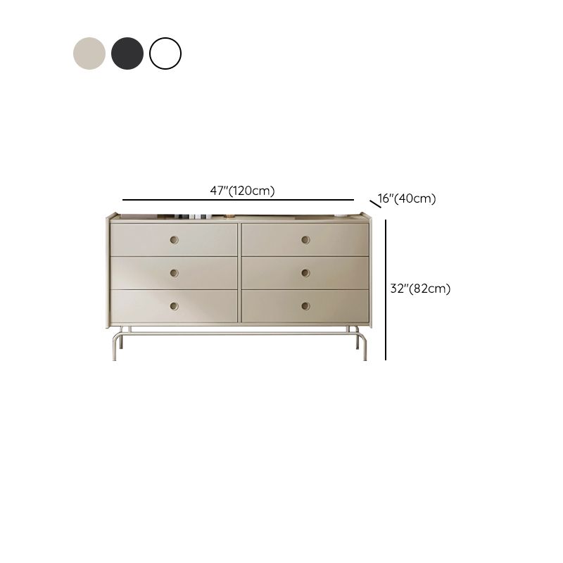 Modern Storage Chest Dresser Solid Wood Dresser with 5/6/9 Drawers