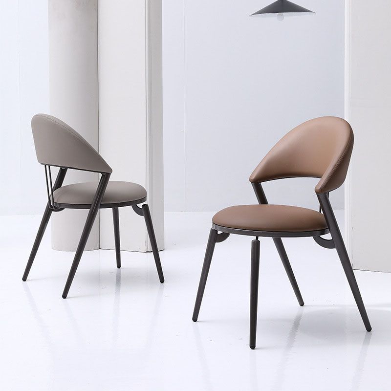 Open Back Side Chair Industrial Dining Room Chair for Dining Room