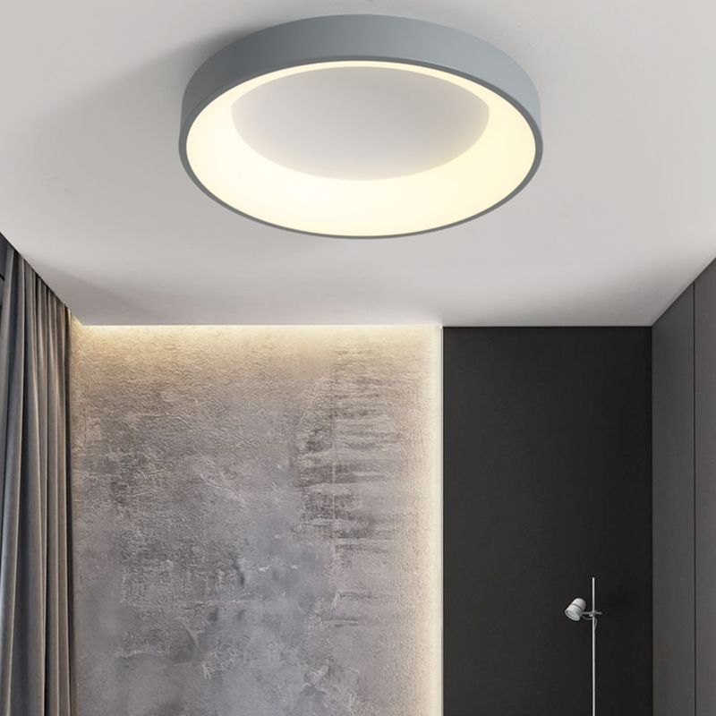 Plafonniers ronds encastrés, luminaire de plafond contemporain pour salon