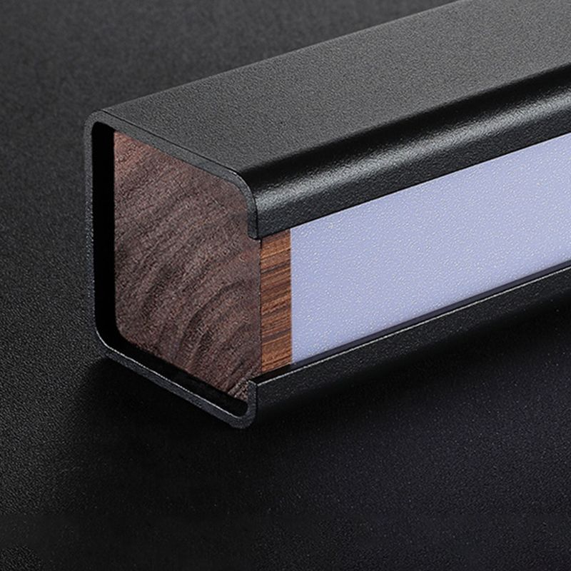 Lámpara de luz de luz simple LED lámpara colgante rectangular moderna para comedor