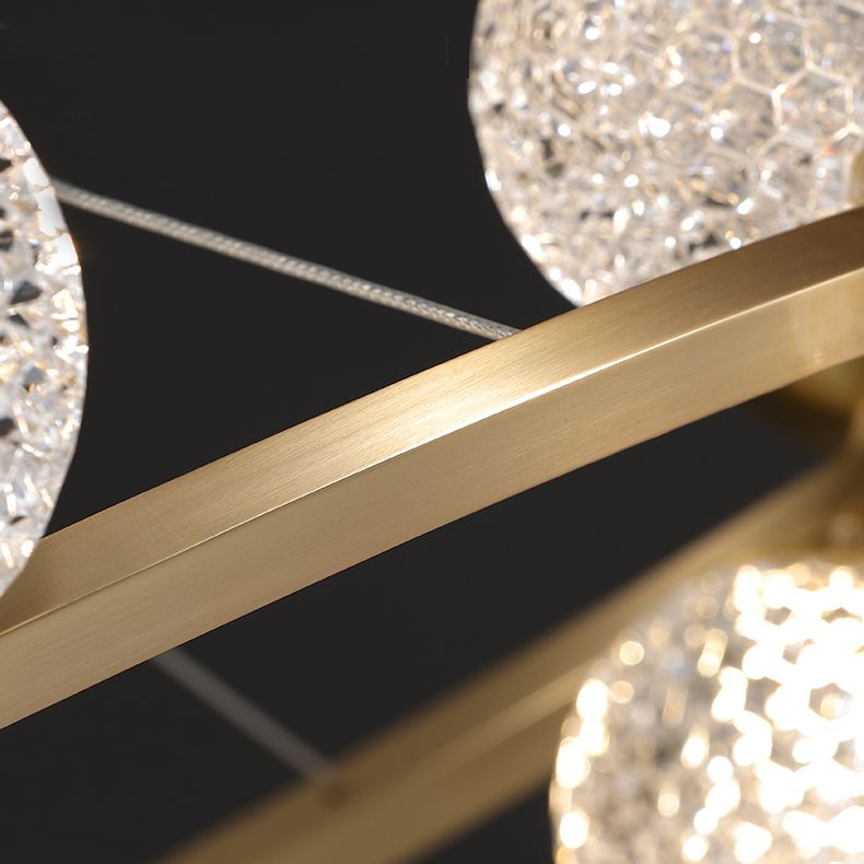 Multi Light Spherical Branch Hanging Lights Modern Style Glass Hanging Lighting