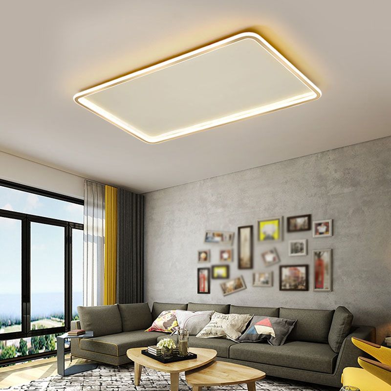 Plafondlamp in eenvoudige stijl, aluminium plafondlamp voor slaapkamer, woonkamer