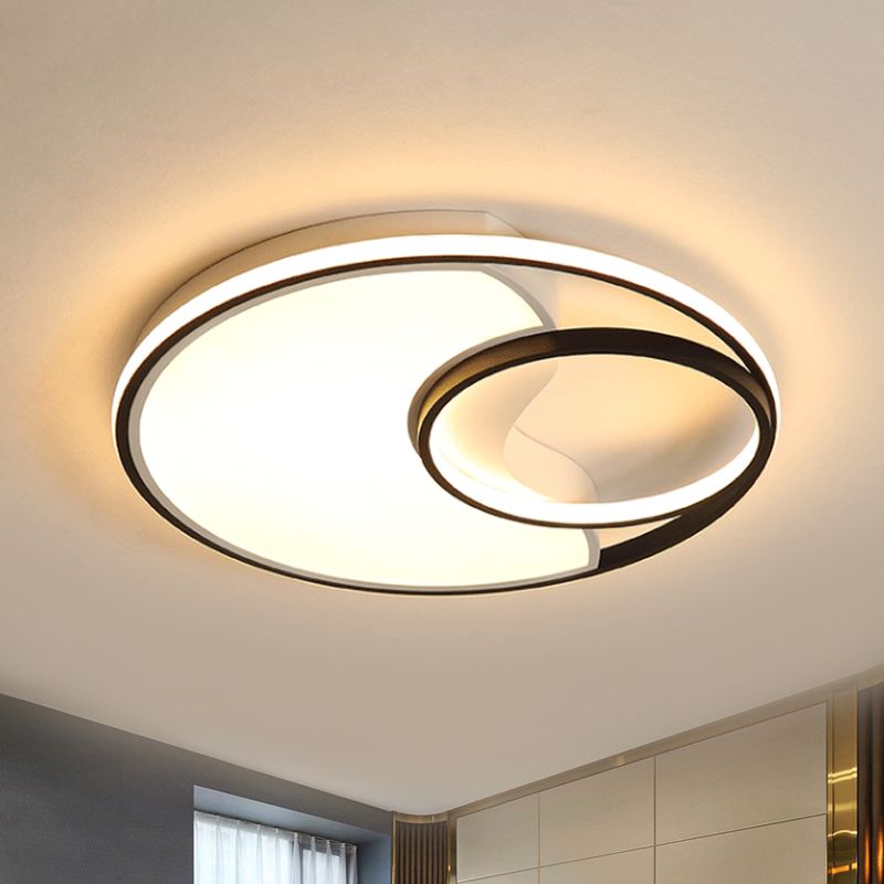 Sun Moon – plafonnier LED en acrylique, design moderne et Simple, luminaire décoratif de plafond, idéal pour une salle de bain, un couloir ou un couloir