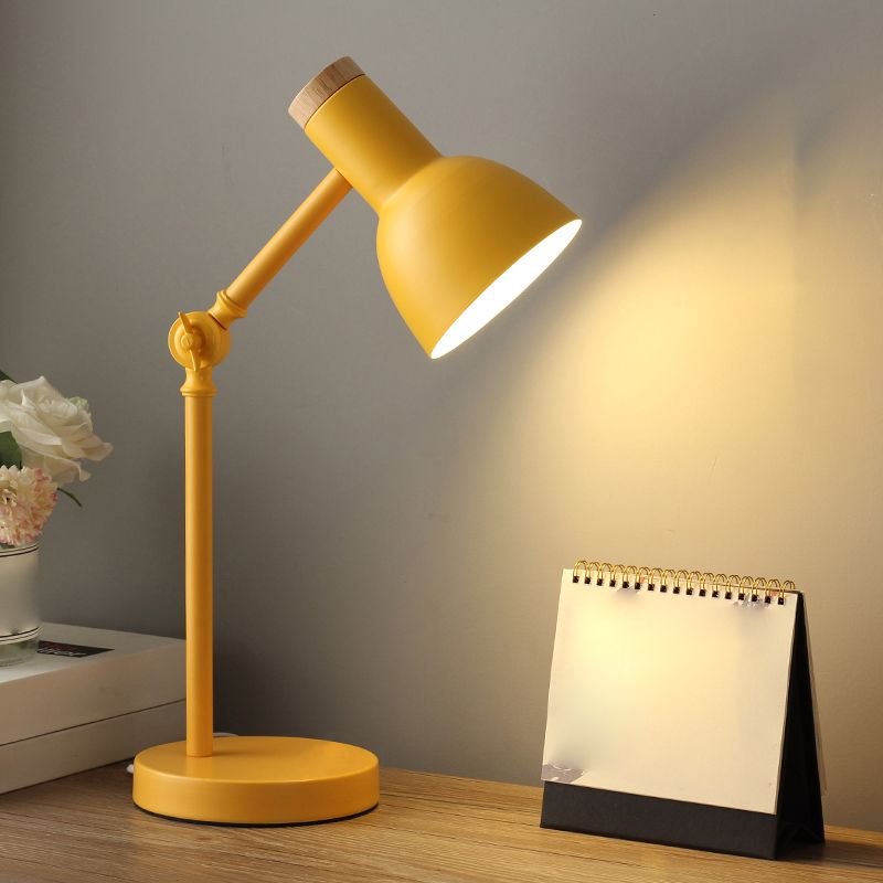 Macchero in metallo Light 1 luci da letto da letto da letto con tonalità a campana