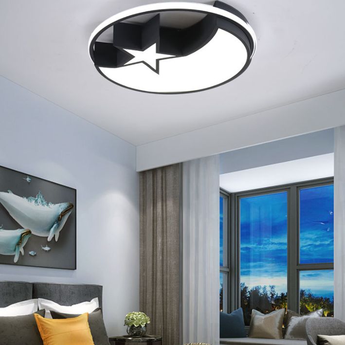 Quadrilateral Shape Flush Ceiling Light Fixture Modern Minimalist Style Acrylic Flush Light