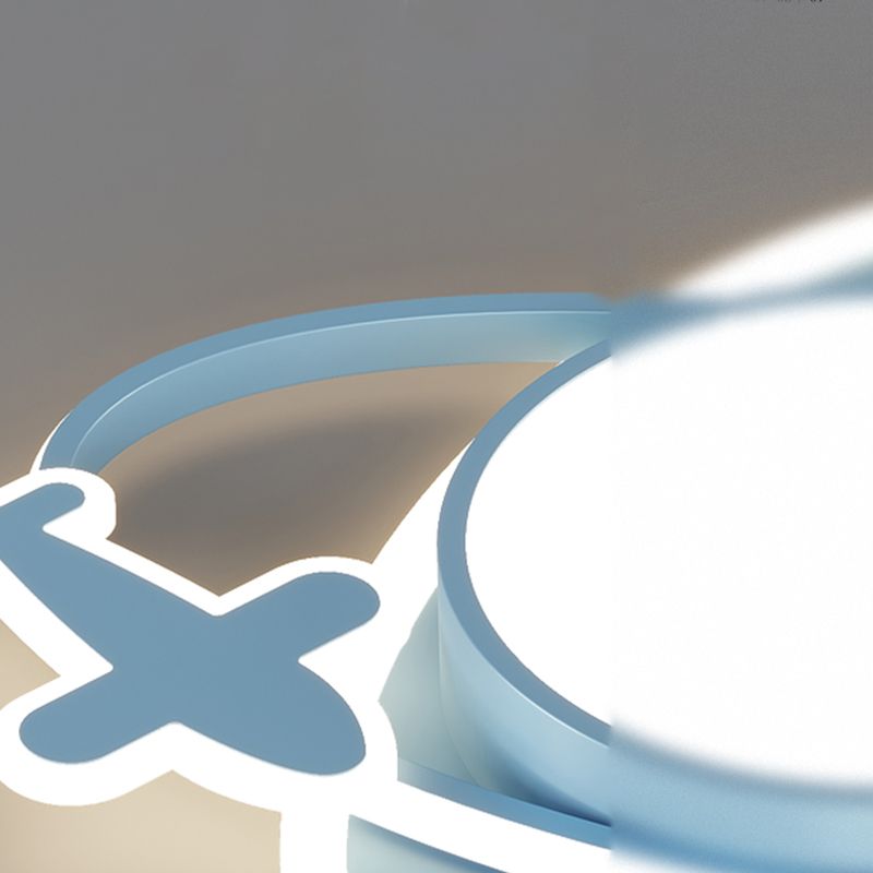 Luminaire encastré créatif en forme d'avion, luminaire de Style moderne pour chambre d'enfant