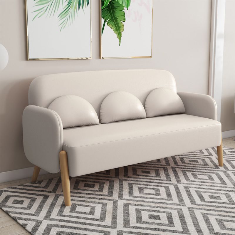 Ultra-Modern 3-seater Sofa with Square Arm for Bonus Room 68' Wide 80' High