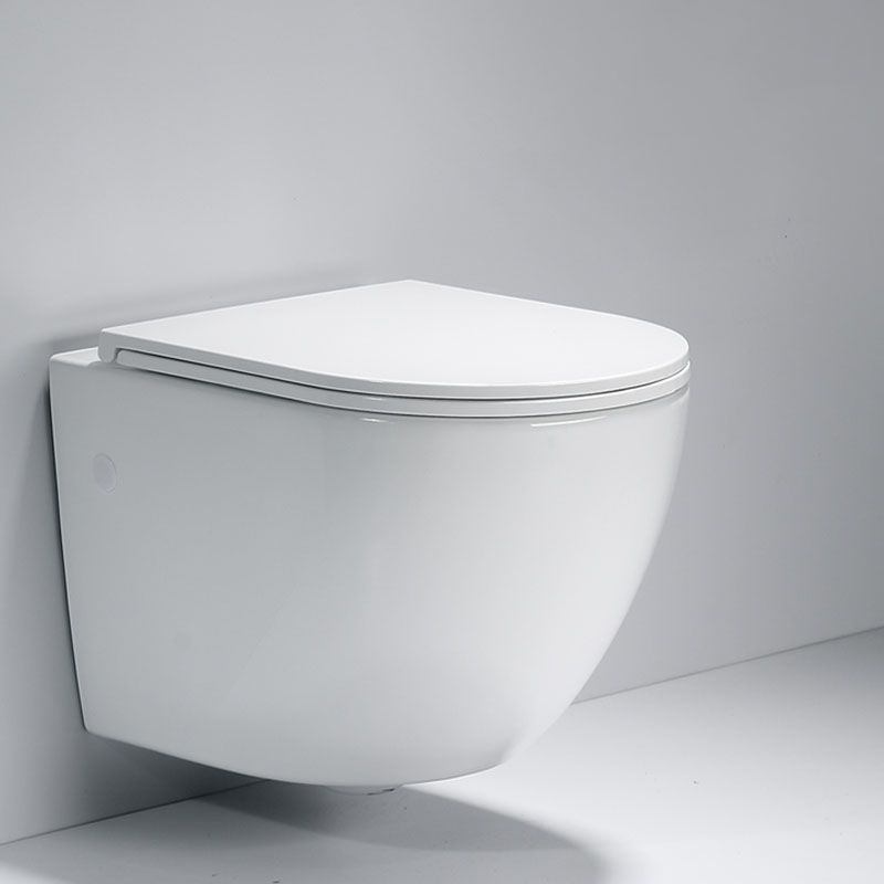 Wall-mounted Toilet Household In-wall Hidden Tank Soft-Close Seat Toilet