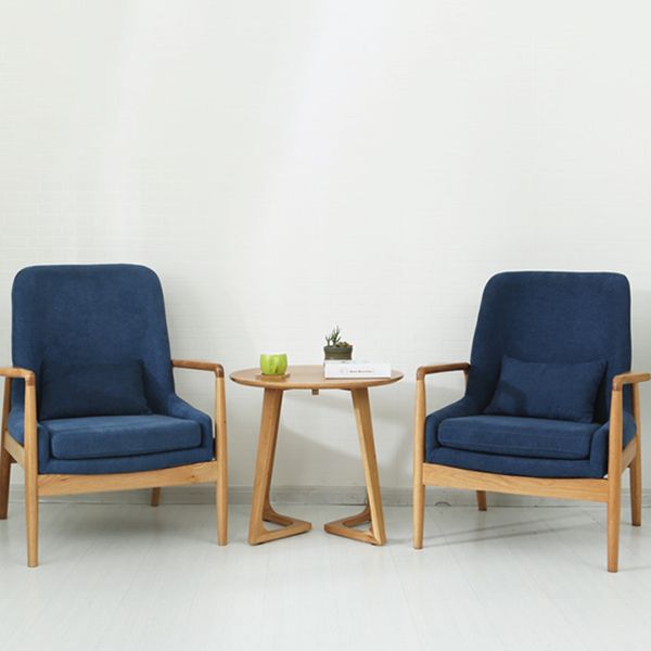 Mesa de comedor de madera maciza de roble con pedestal doble, mesa de comedor de estilo moderno