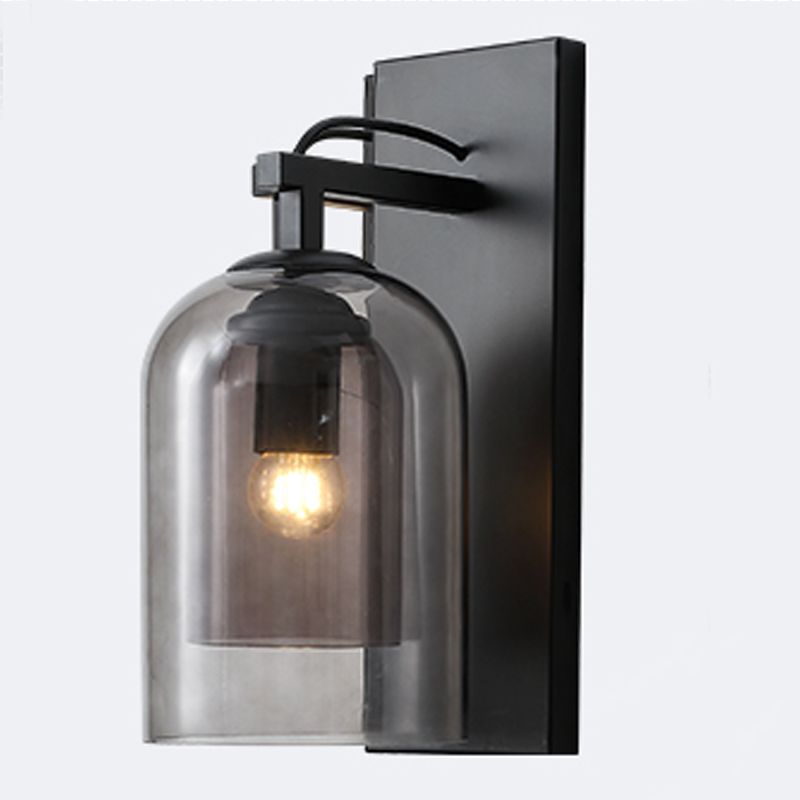 Glasröhrenwandmontaglampen zeitgenössische 1 leichte Wandleuchte Leuchten