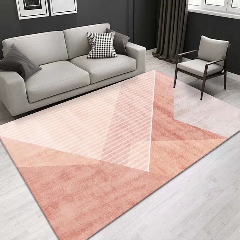 Grijs modern tapijt polyester geometrische print tapijt wasbaar tapijt voor woonkamer