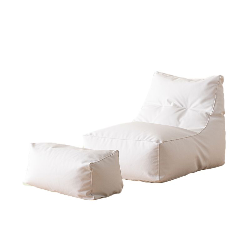 PU Leather Armless Chair 26.37" L x 39.37" W x 28.34" H Accent Chair for Living Room