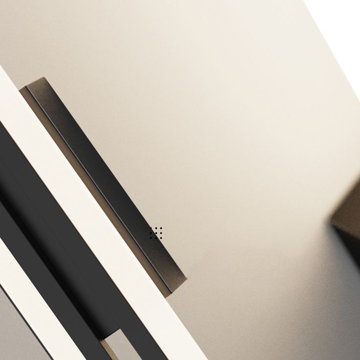 2-Lights Linear Wall Sconce Nordic Minimalist Style Aluminum Sconce Wall Light