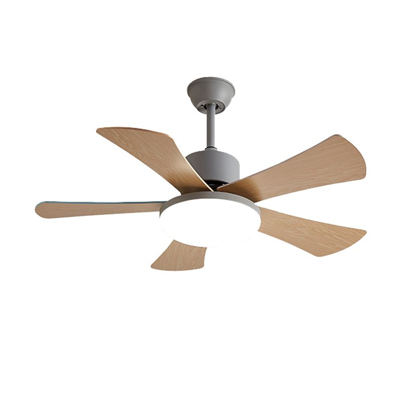 Colorful Ceiling Fan Light Fixture Modern LED Ceiling Flush Mount for Kids' Room