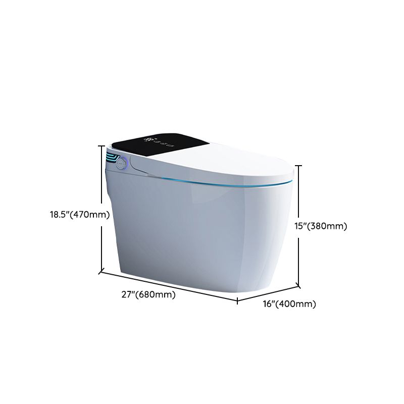 Modern One Piece Toilet Concealed Tank Toilet Bowl for Washroom