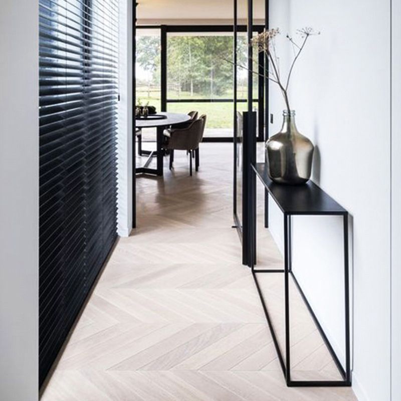 11.8 Inch Wide Console Table Contemporary Metal Rectangle End Table