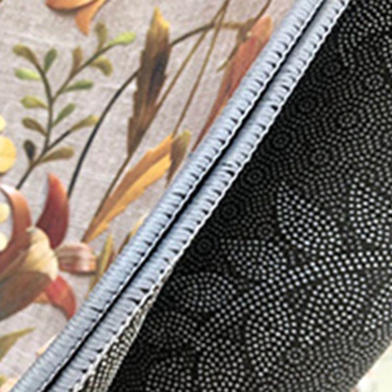 Living Room Indoor Rug Abstract Printing Area Carpet Polyester Non-Slip Backing Carpet