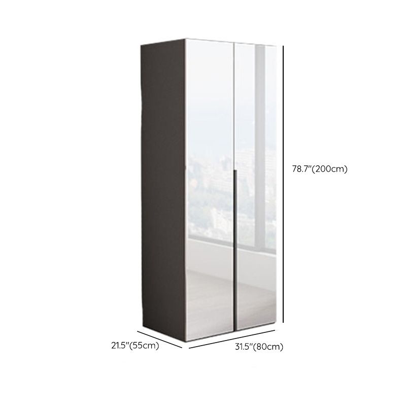 Bedroom Wooden Wardrobe Cabinet Modern Armoire with Soft Close Doors