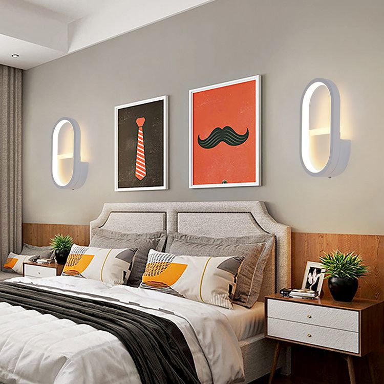 Modern Minimalist Style LED Sconce Light Fixture Acrylic Sconces