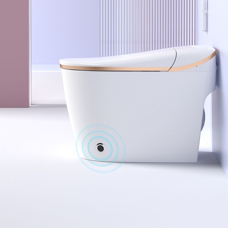 Elongated All-In-One Toilet Bowl Siphon Jet Contemporary Toilet