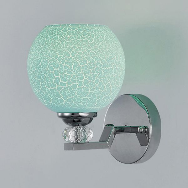 Glasgeometrische Wandbeleuchtung mit modernen Stil 1 leichte Wandmontageleuchte für Schlafzimmer