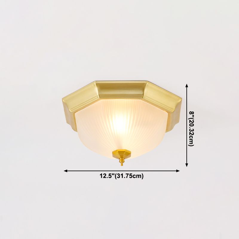 Lampes encastrées de forme géométrique Plafonniers encastrés en verre modernes