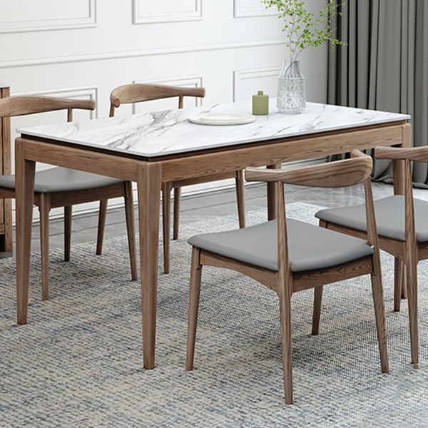 Midcentury Style Dining Room Collection Stone 4 Legs Dining Site Table