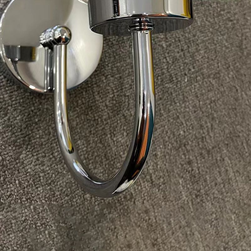 Modern Wall Light Fixture Household Wall Light Sconce with Glass Shade for Bedroom