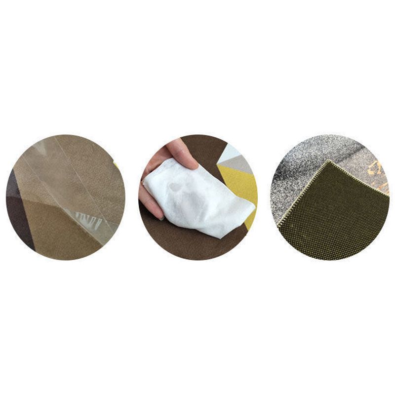 Blue Paisley gedruckter Teppich Polyester Traditioneller Teppichfleckfestententeppich für Wohnzimmer