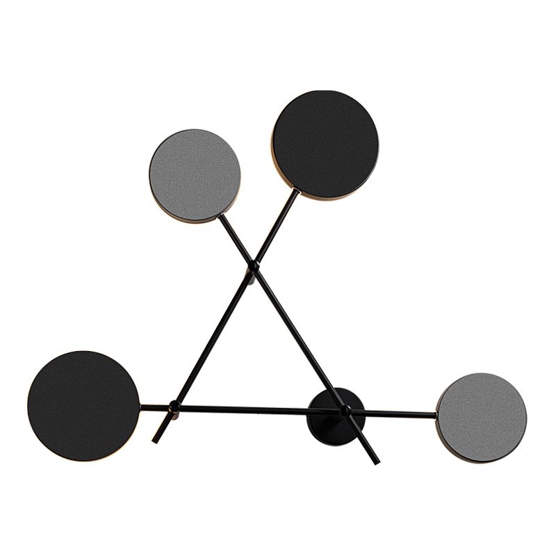 Luce da parete geometrica a 4 luci geometriche a 4 luci per soggiorno per soggiorno