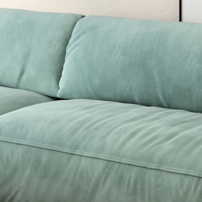 Modernism Pillow Top Arm Sofa 41.34-In D Leather Down Fill Sofa