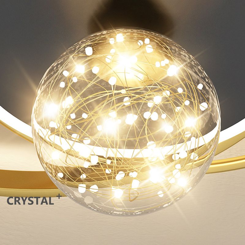 Modern Concise Style LED Ceiling Light Fixture Study Room Light Bedroom Light