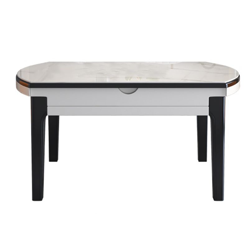 Modern Style Dining Table Rubberwood Legs Dinner Table for Living Room