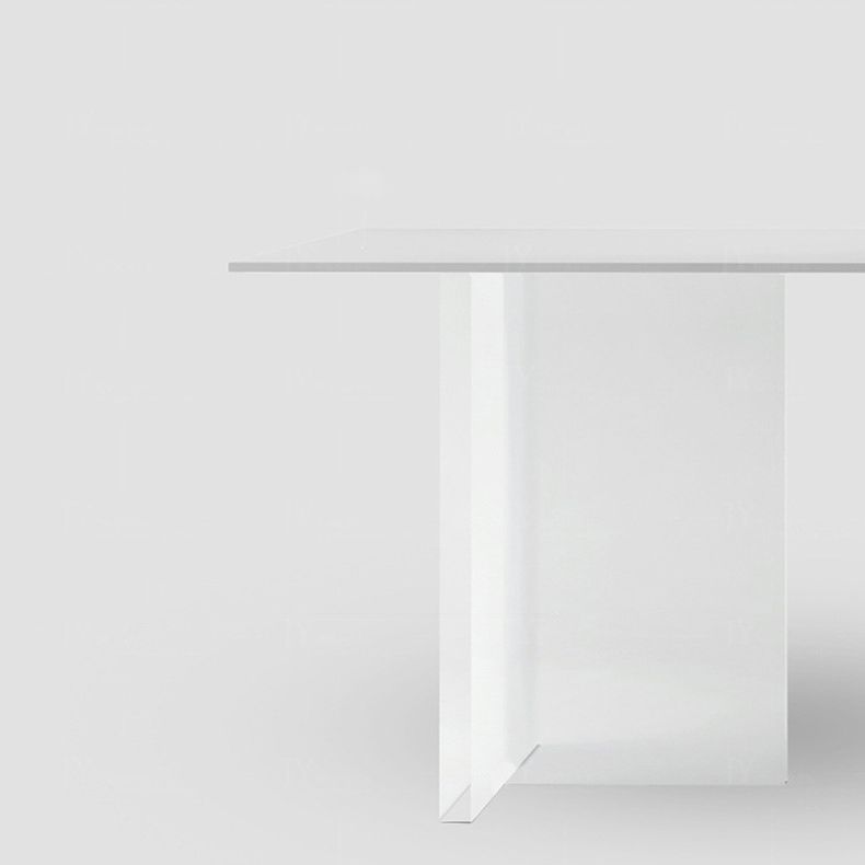 Designer Style 1/4/7 Pieces Dinette Set Acrylic Dining Table and Chairs