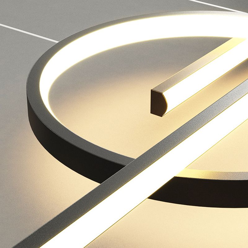 Moderne Geometry Island Leuchten Multi-Head-Restaurant-Hängelampe mit Scheinwerfern