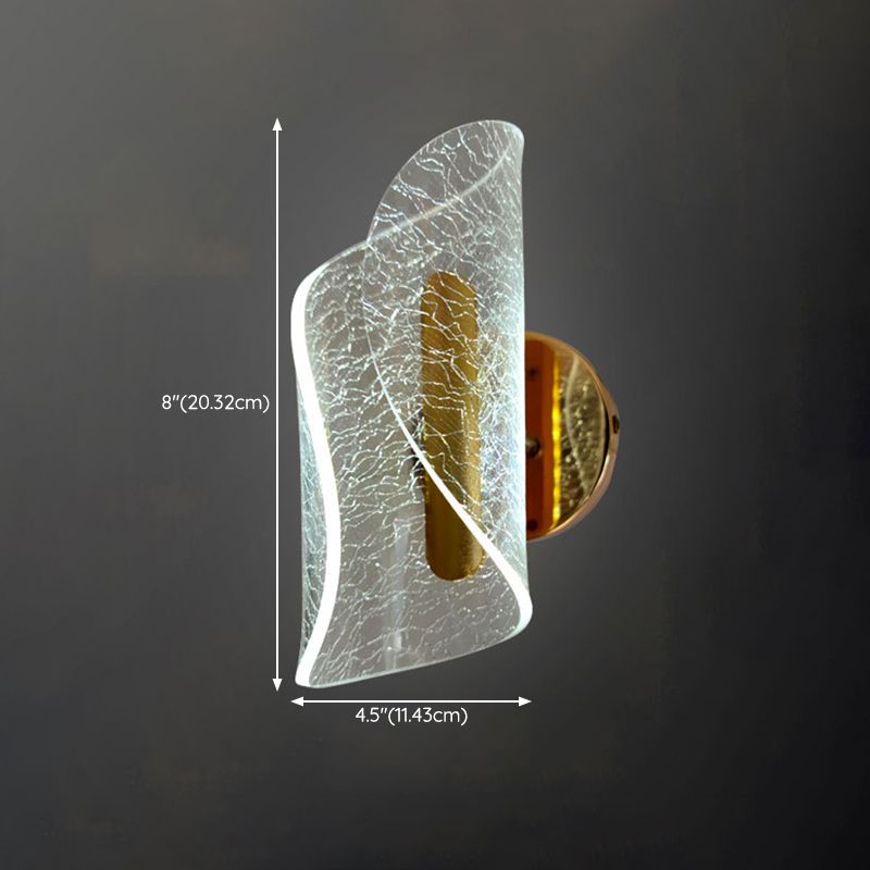 Unique Shape Wall Light Sconces 1 Light Wall Lighting Fixtures for Bedroom