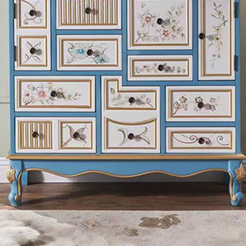 Coastal Storage Chest Manufactured Wood Dresser for Bedroom , 39.78" X 15.6" X 35.88"