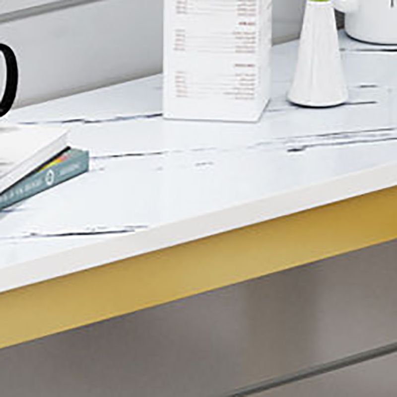 Contemporary Bar Dining Table Rectangle Bar Table with Trestle Base