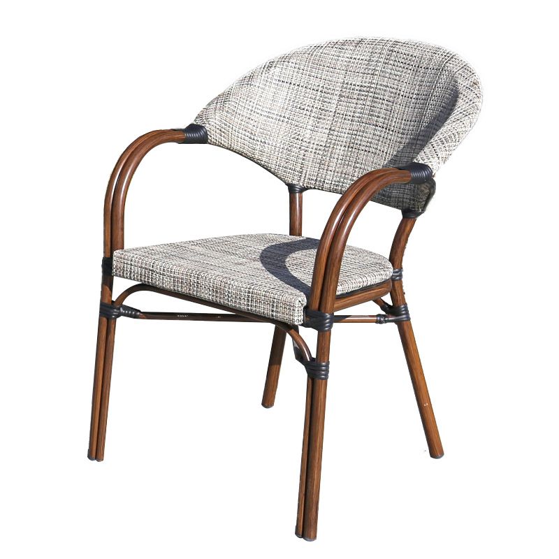 Tropical Patio Dining Side Chair Set of 2/4/6/8 Faux Rattan Dining Side Chair