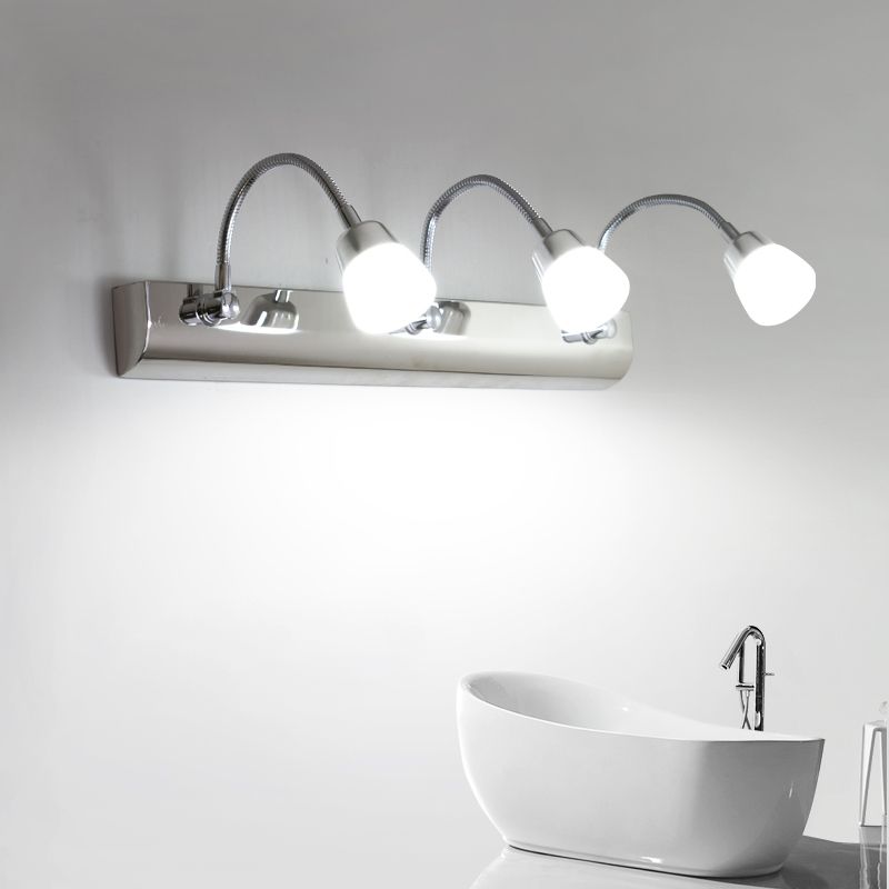Metal Linear Vanity Lighting Contemporary Style Multi Lights Vanity Sconce Lights