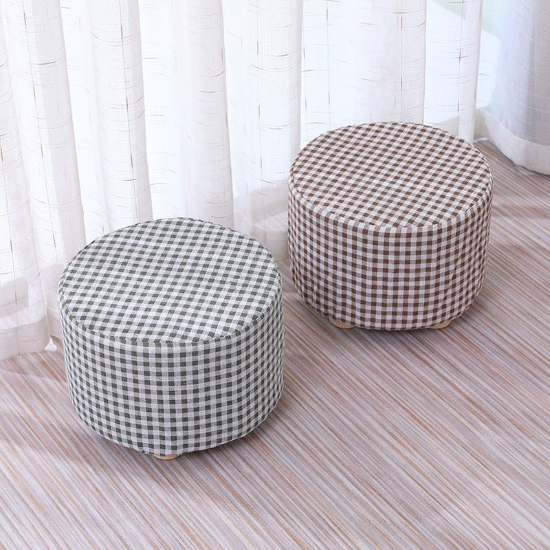 Cotton Standard Stool Modern Style Simple Household Foot Stool