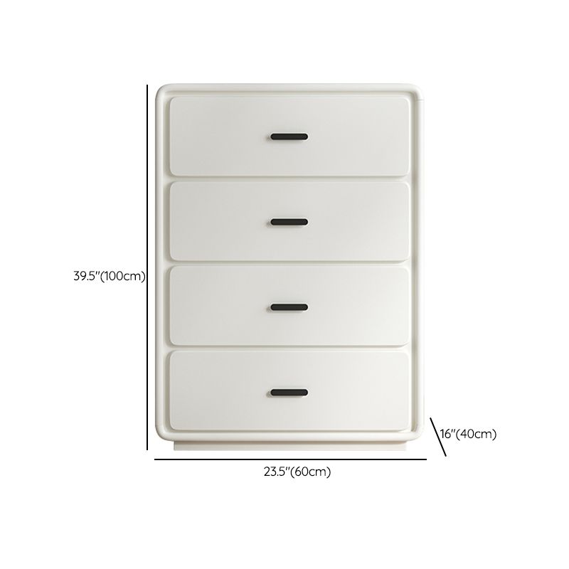 Contemporary Rectangle Accent Chest Wood Soft Close Drawers Storage Cabinet