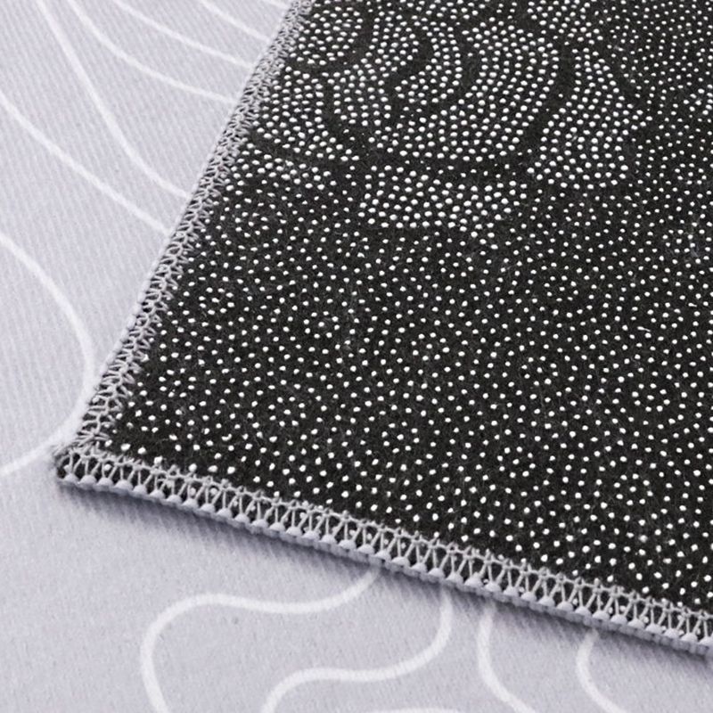 Area Rug Creative Minimalist Carpet Polyester Anti-Slip Backing Rug for Living Room