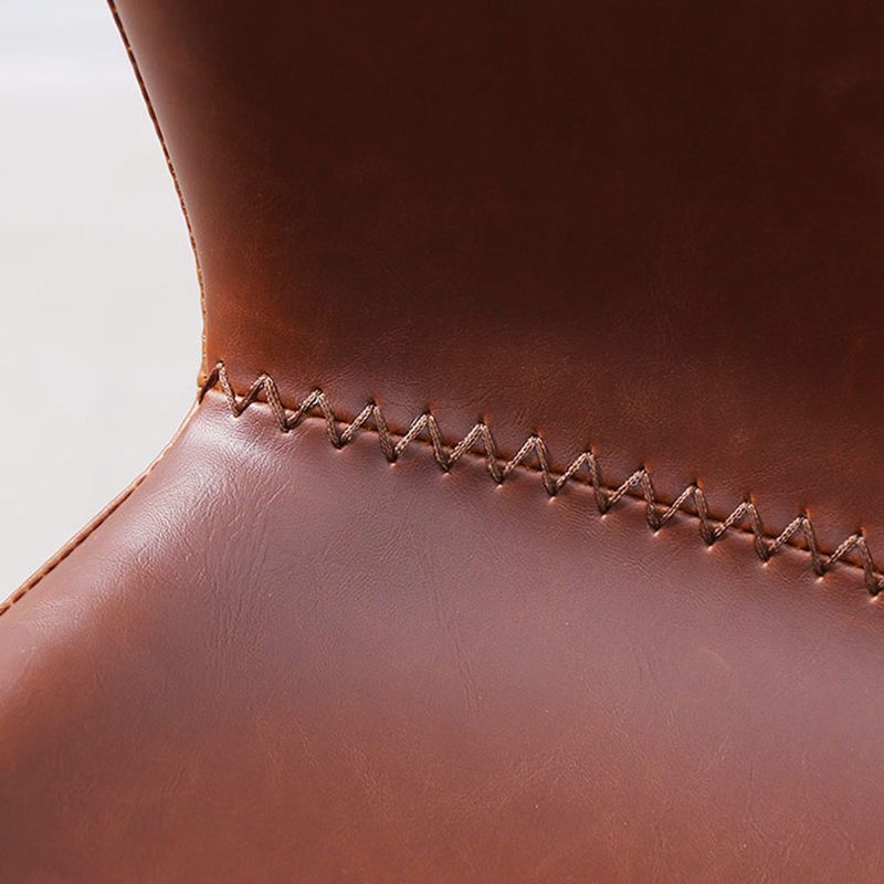 Modern Style Bar Stool Leather Backrest Counter Stool for Living Room