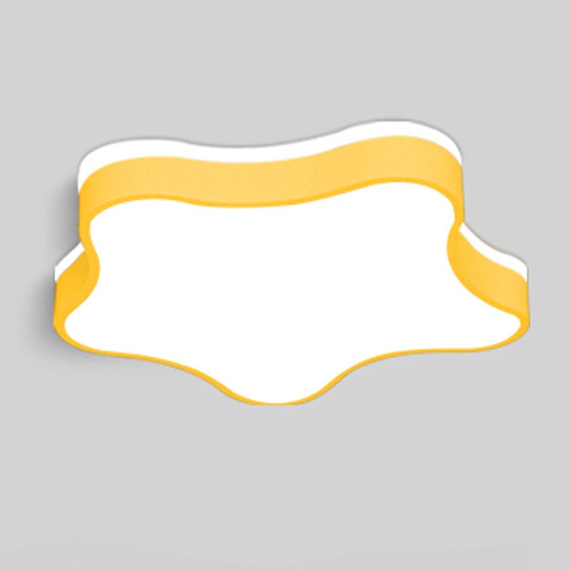 Multi-Color Flush Lamp Modern Style Flush Mount Light Fixtures for Kids Room