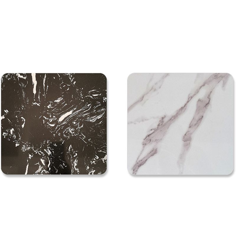 Marble Sofa Console Table Antique Finish Console Accent Table with Shelf