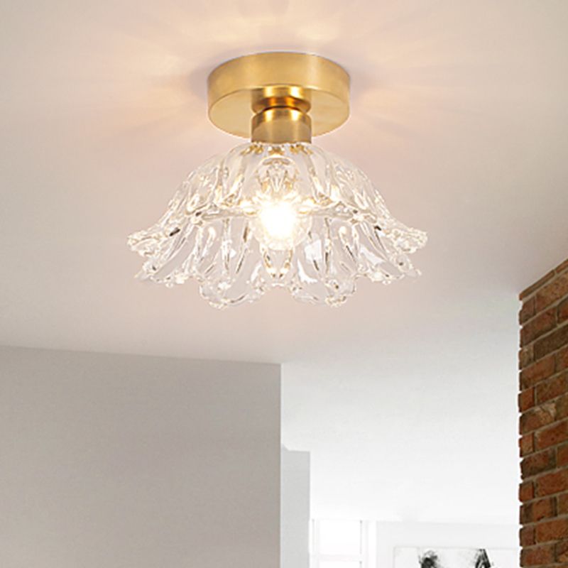 Contemporáneo de lámparas de lámpara de descarga múltiples 1 luces de montaje de luz de luz en oro