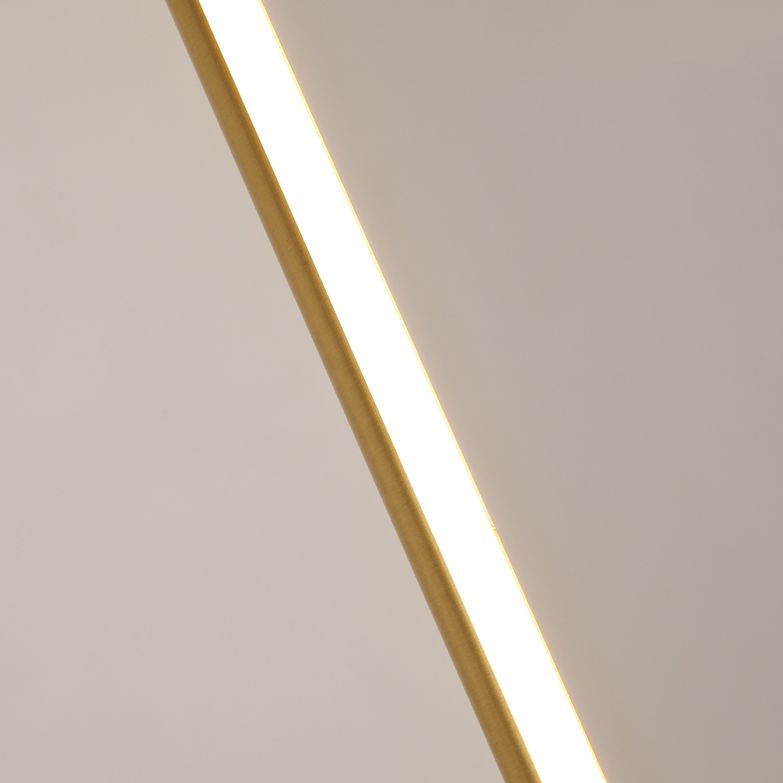 Metal New Modern Hanging Ceiling Light Linear 1-Light Pendant Light for Bedroom