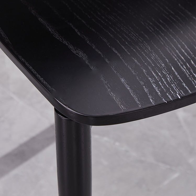 Modern Style Solid Wood Side Chair Matte Finish Open Back Dining Chair