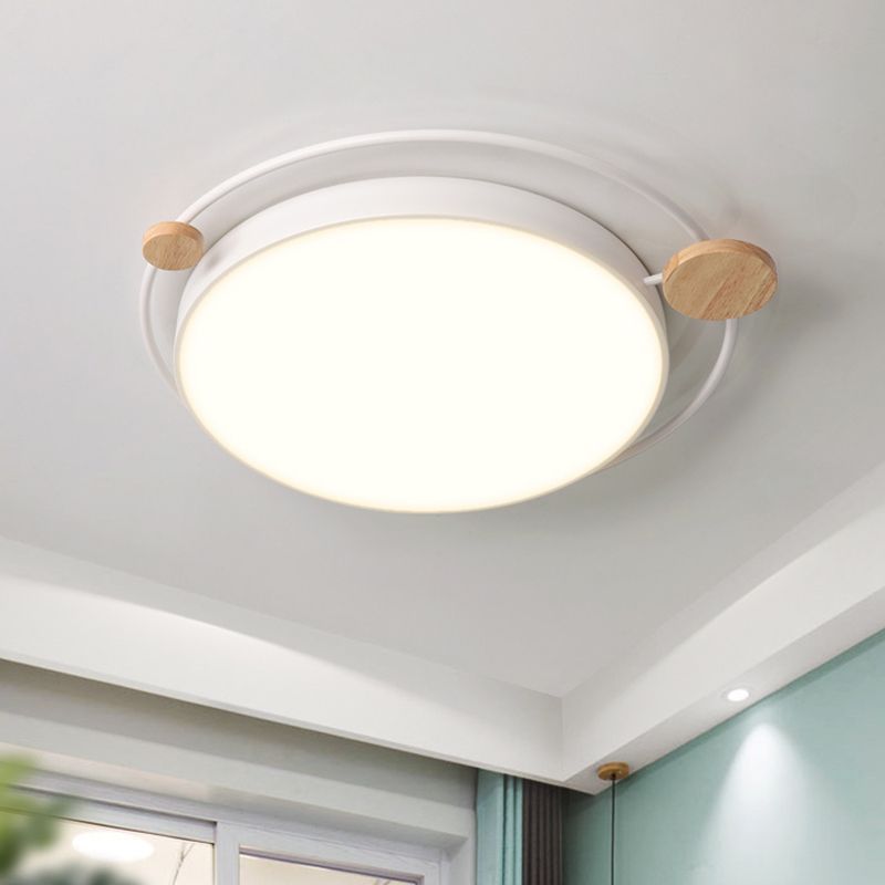 Lampada da incasso Planet grigio/bianco, stile semplice, LED metallico, illuminazione vicino al soffitto, larghezza 19,5"/23,5"